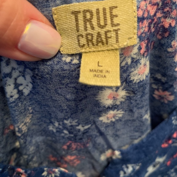 Girls size large floral jumpsuit - Picture 5 of 7